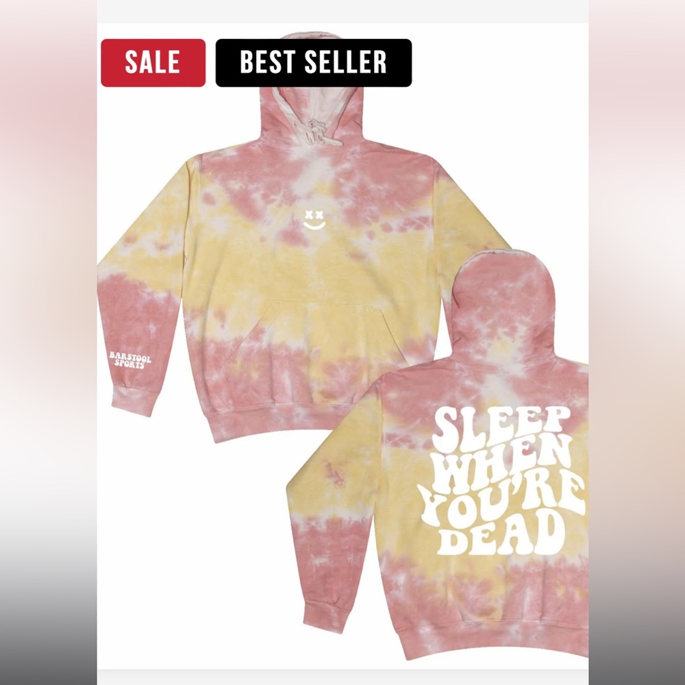 Barstool sleep when you’re dead hoodie